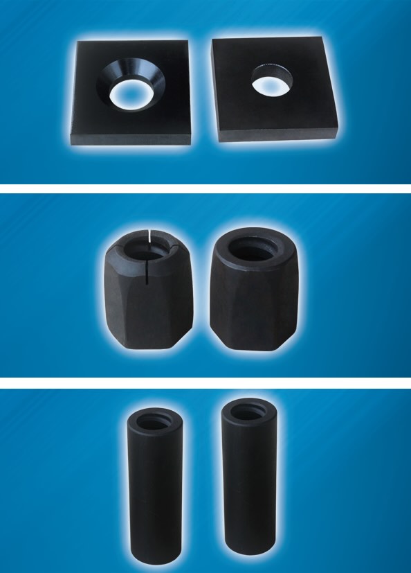 QSM JLM精轧螺纹钢锚具,适用于直径25mm和32mm的精轧螺纹钢的张拉与锚固,配合YCW60B或YCW80B千斤顶、ZB4-500电动油泵及专用接头使用。